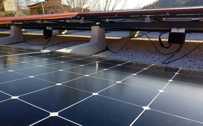 Impianto fotovoltaico palestra comunale Nelsa Ciacci